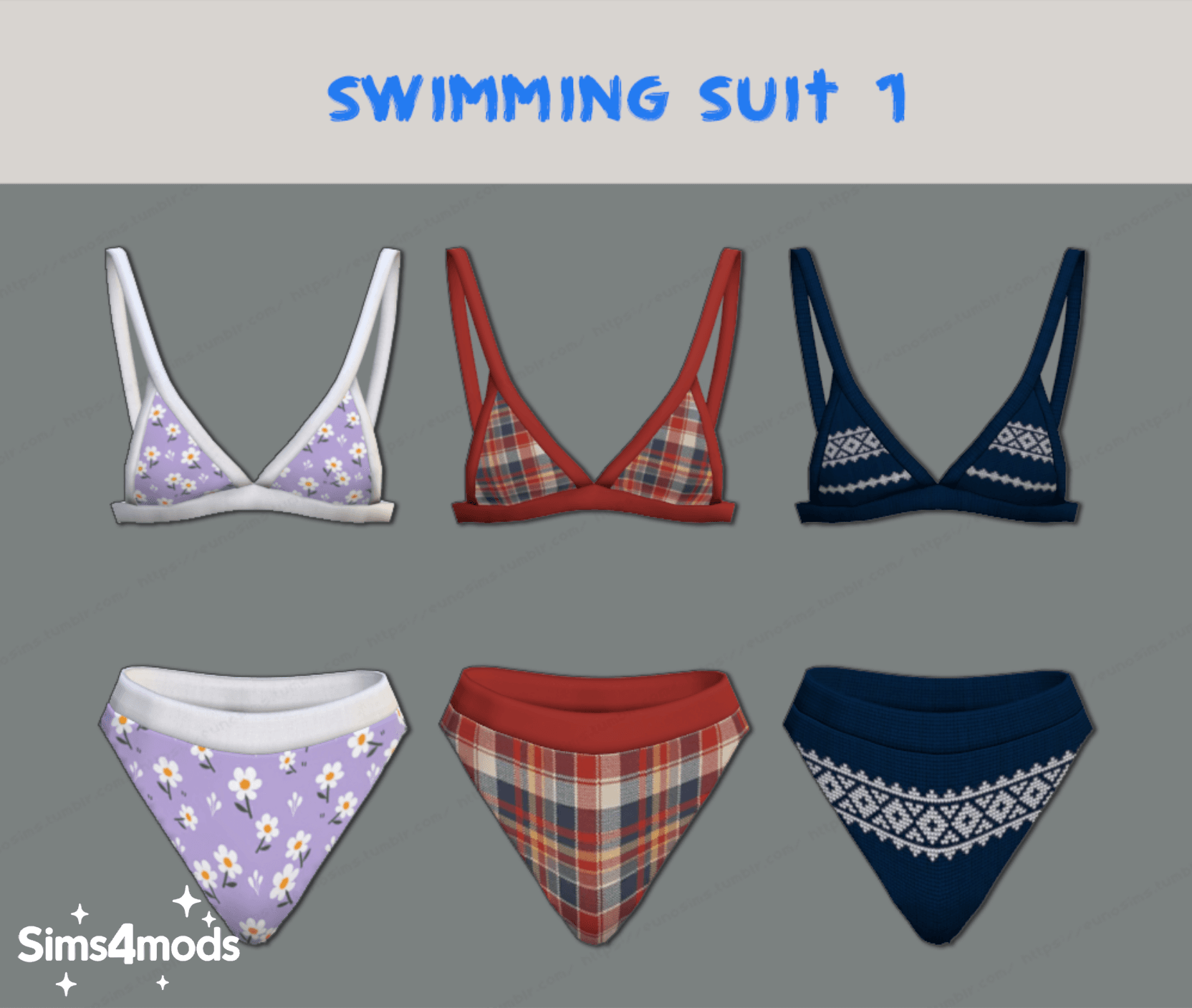 Купальный костюм Swimming suit от Euno